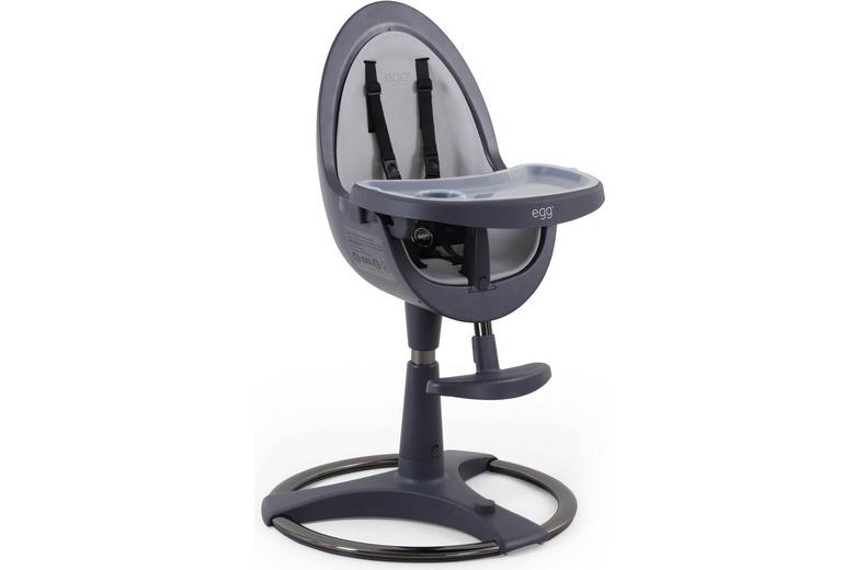 Egg Highchair with Seat Pad - Grey Egg Highchair with Seat Pad - Grey