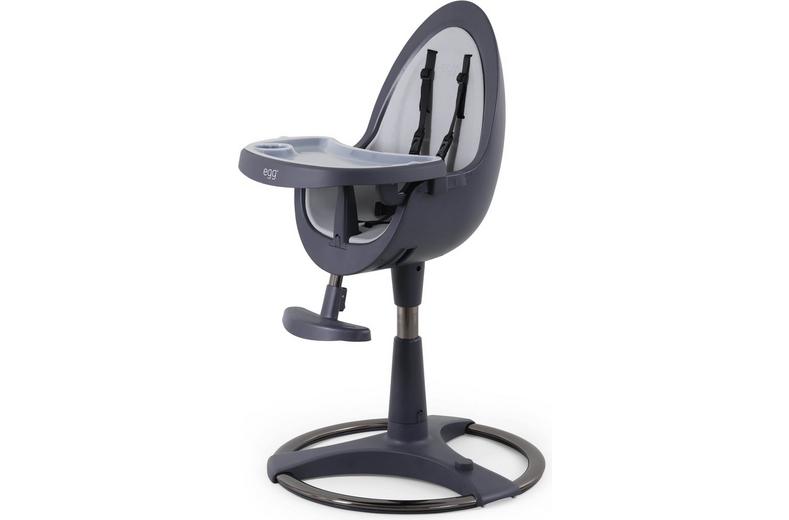 Egg Highchair with Seat Pad - Grey Egg Highchair with Seat Pad - Grey