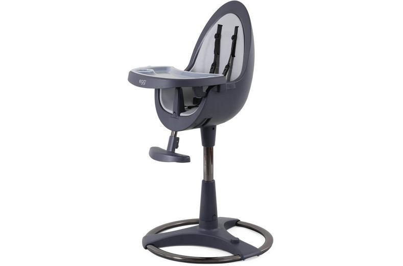 Egg Highchair with Seat Pad - Grey Egg Highchair with Seat Pad - Grey