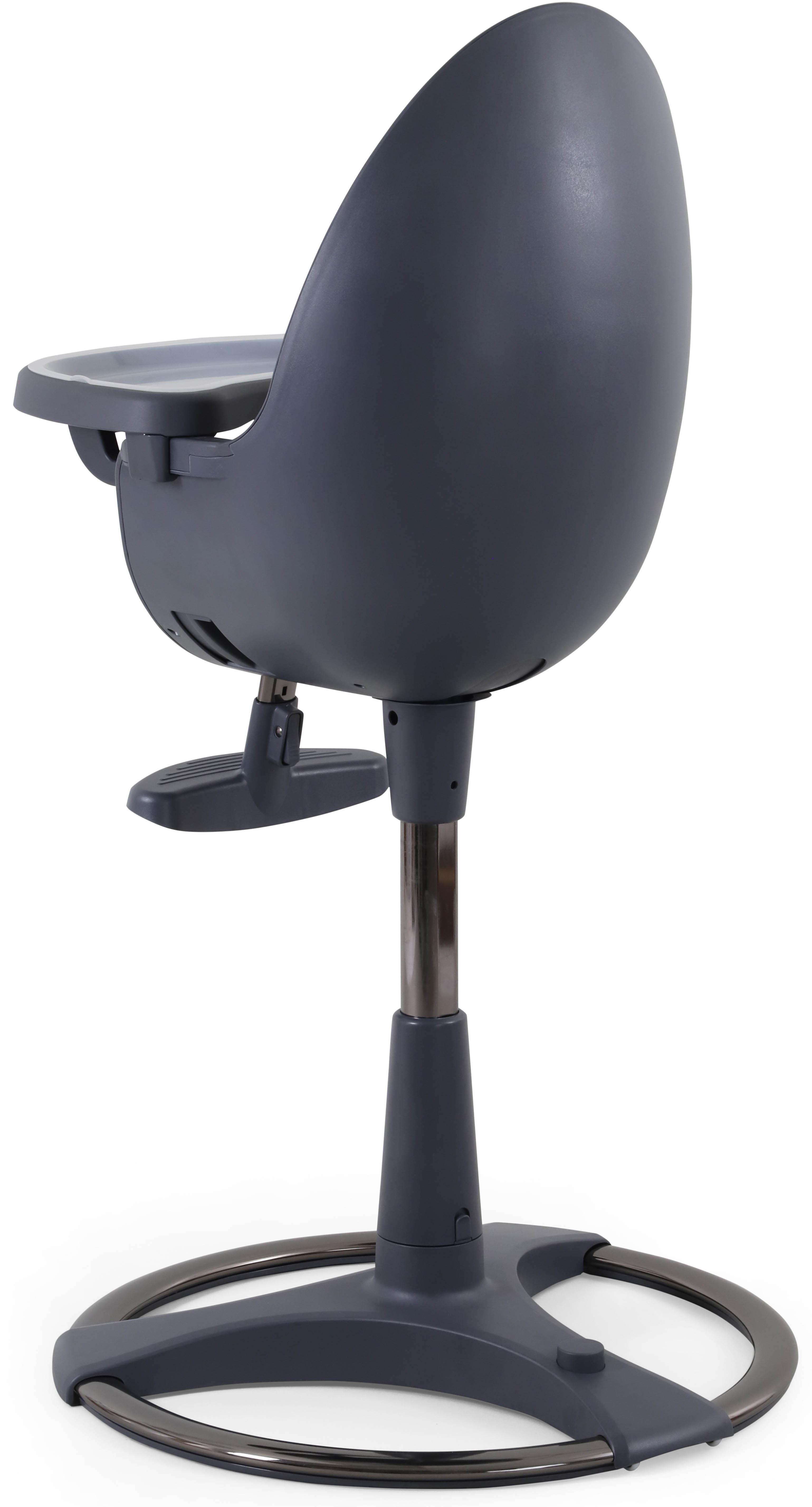 Egg Highchair with Seat Pad - Grey