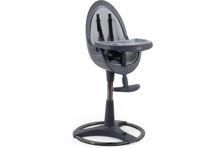 Egg Highchair with Seat Pad - Grey Egg Highchair with Seat Pad - Grey