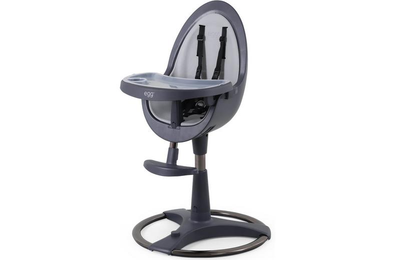 Egg Highchair with Seat Pad - Grey Egg Highchair with Seat Pad - Grey