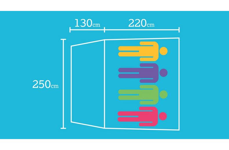 Halfords 4 Person Double Skin Tent Halfords 4 Person Double Skin Tent