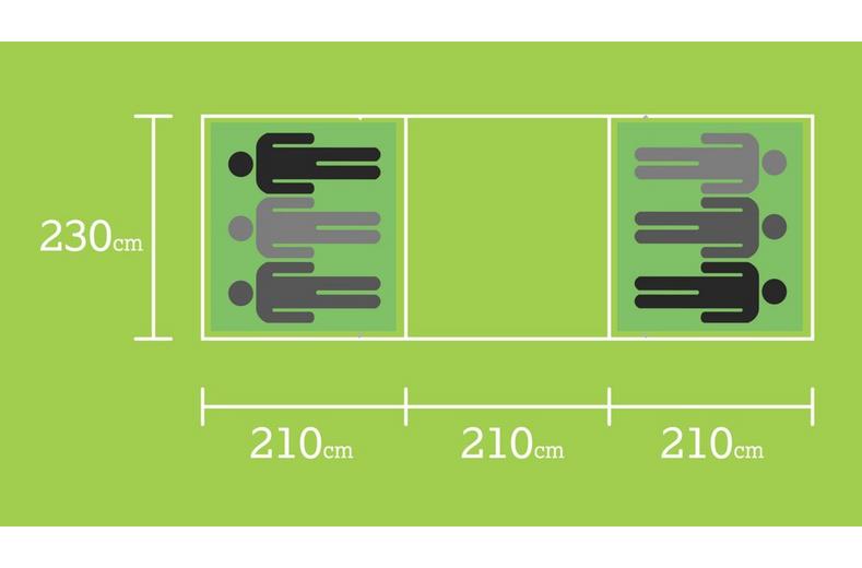 Halfords Premium 6 Person Vis A Vis Tent Halfords Premium 6 Person Vis A Vis Tent