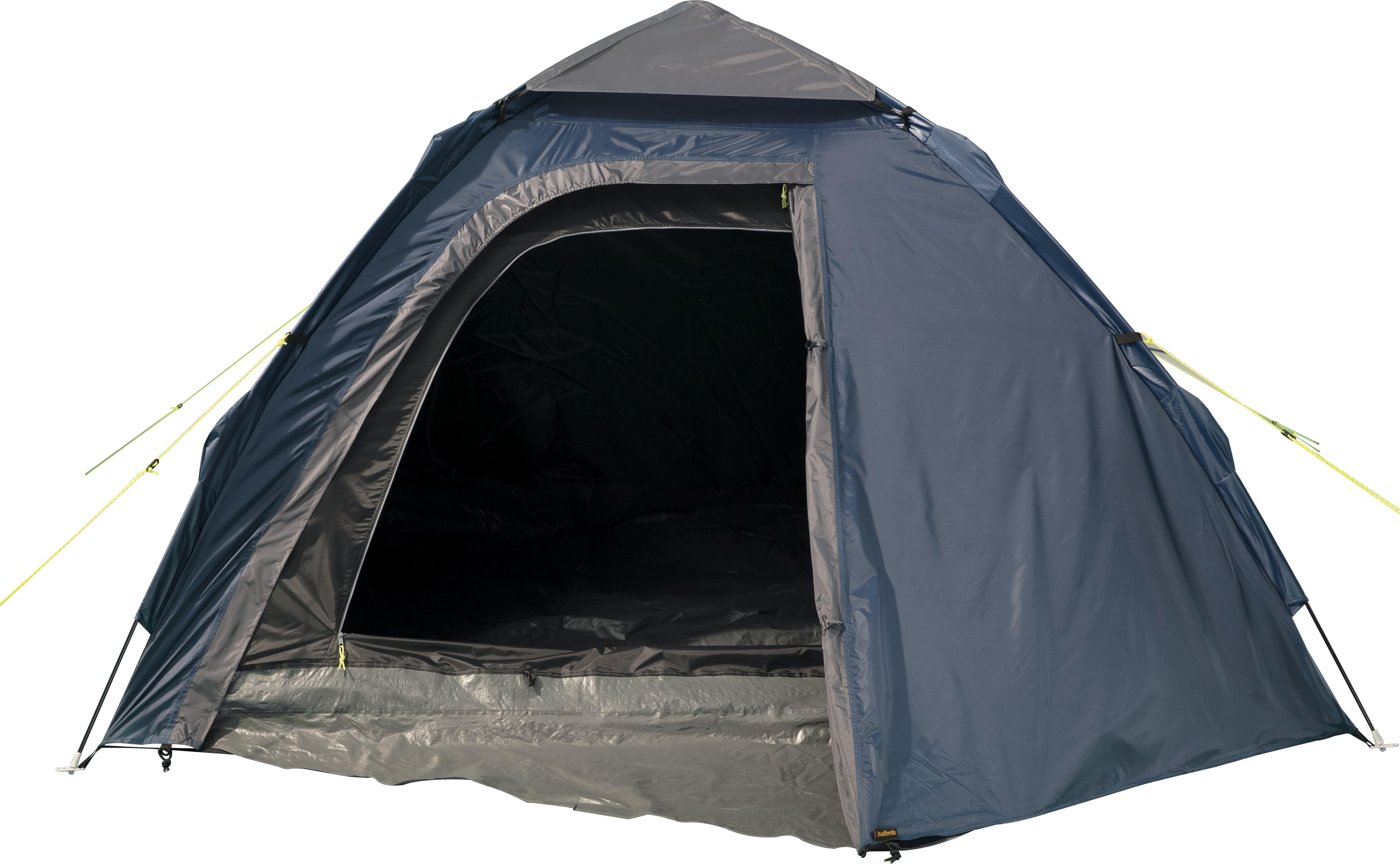 Halfords Premium 4 Person Quick - Up Dome Tent