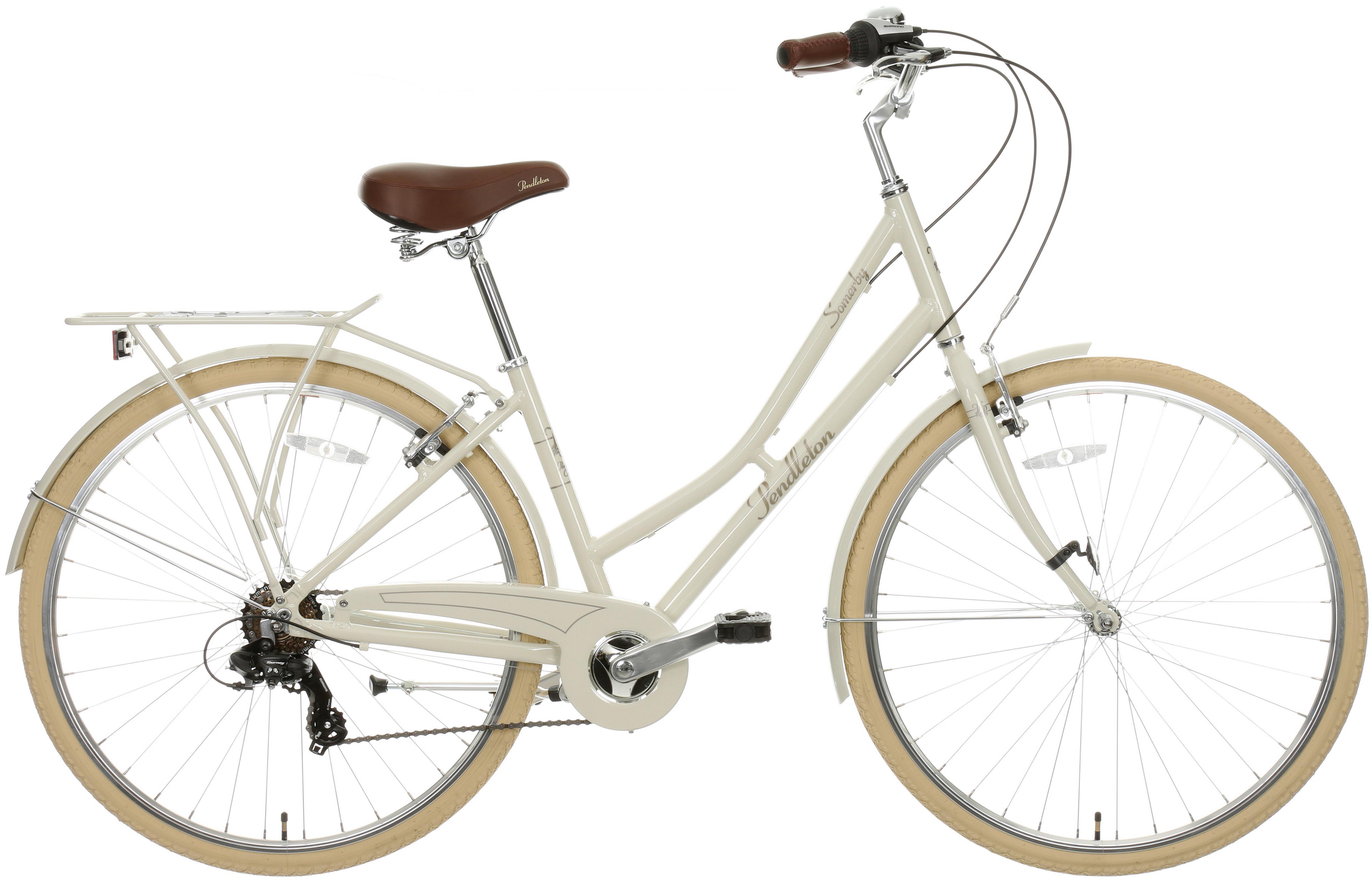 Pendleton Somerby Hybrid Bike - Bone 19 Inch