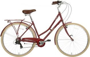 Halfords Pendleton Somerby Hybrid Bike - Maroon Red - S Frames | Extra 8% off for BC Members