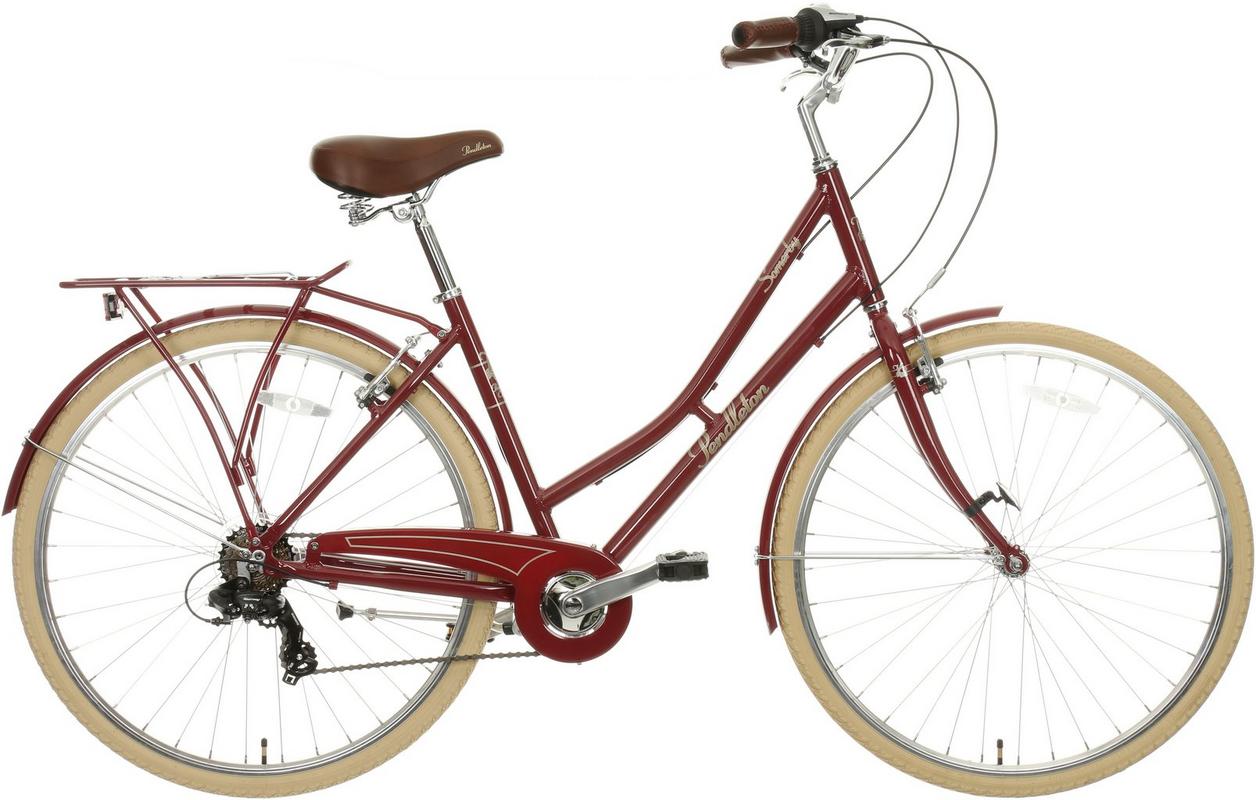 Halfords Pendleton Somerby Hybrid Bike - Maroon Red - S Frames | Extra 8% off for BC Members