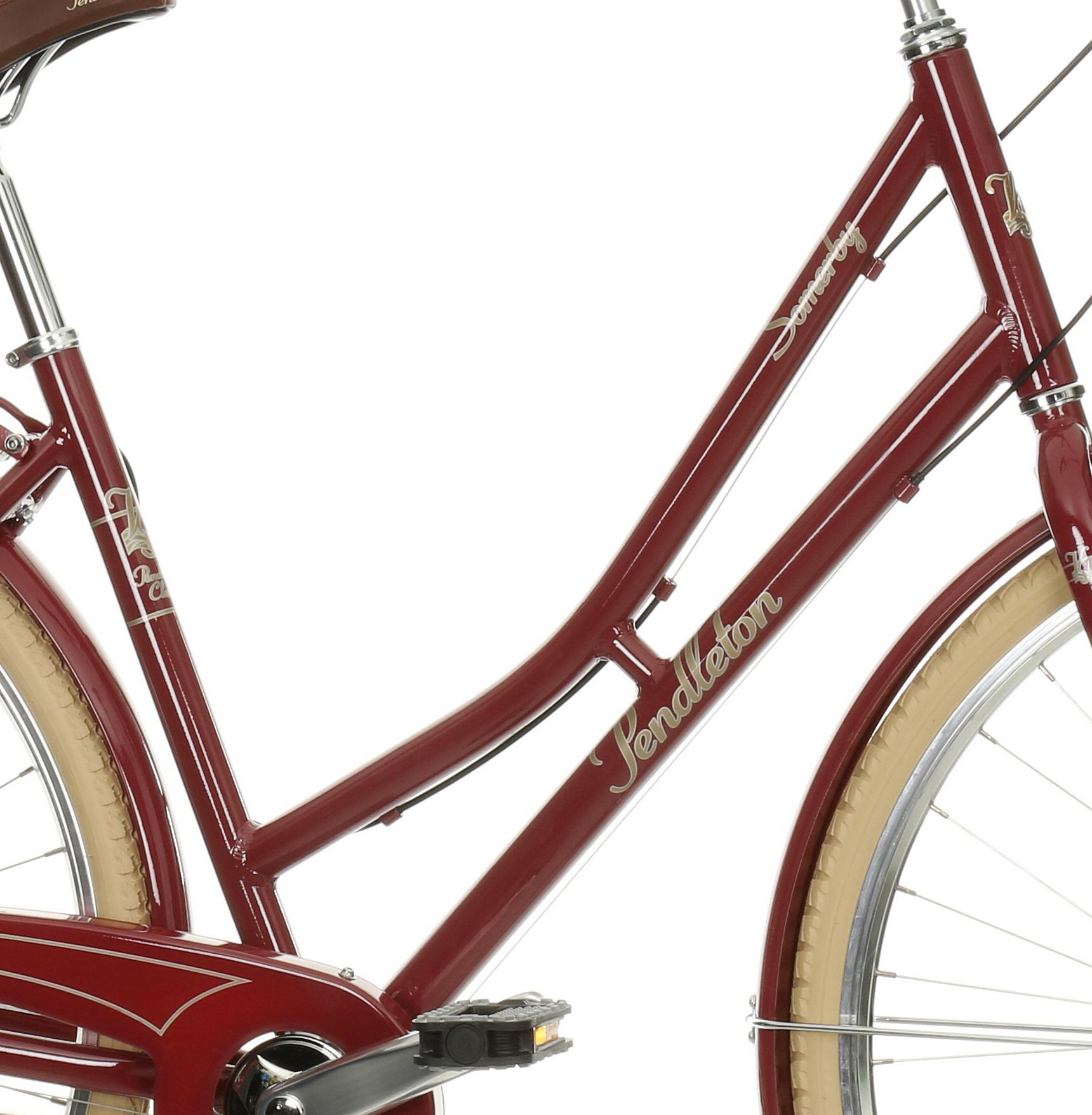 Pendleton Somerby Hybrid Bike - Maroon Red - S, M Frames