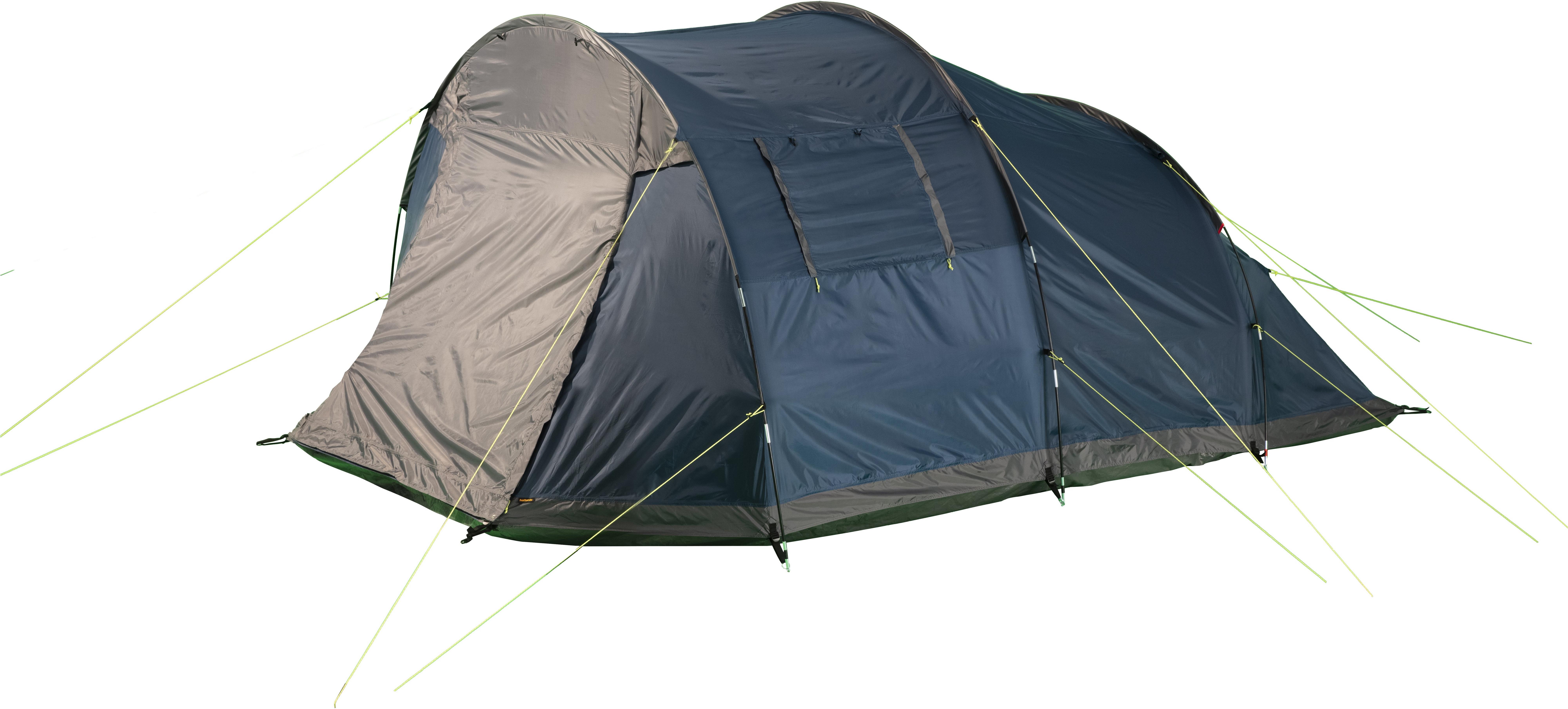 Halfords 4 Person Tunnel Tent With Canopy