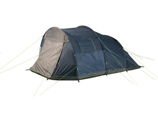 Halfords Halfords 8 Person Tunnel Tent 2 Separate Sleeping Area Large Family Tent 