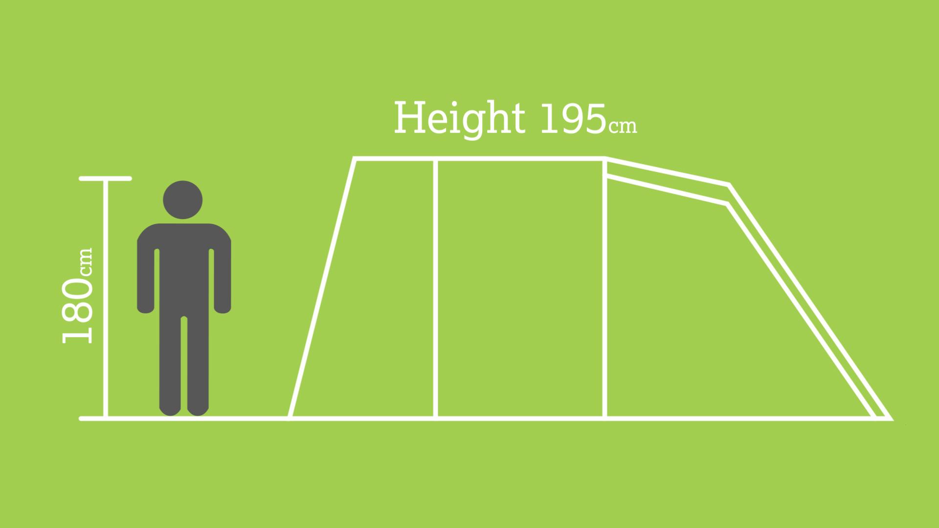 Halfords Premium 4 Person Inflatable Tent