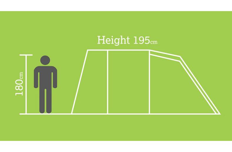 Halfords Premium 4 Person Inflatable Tent Halfords Premium 4 Person Inflatable Tent
