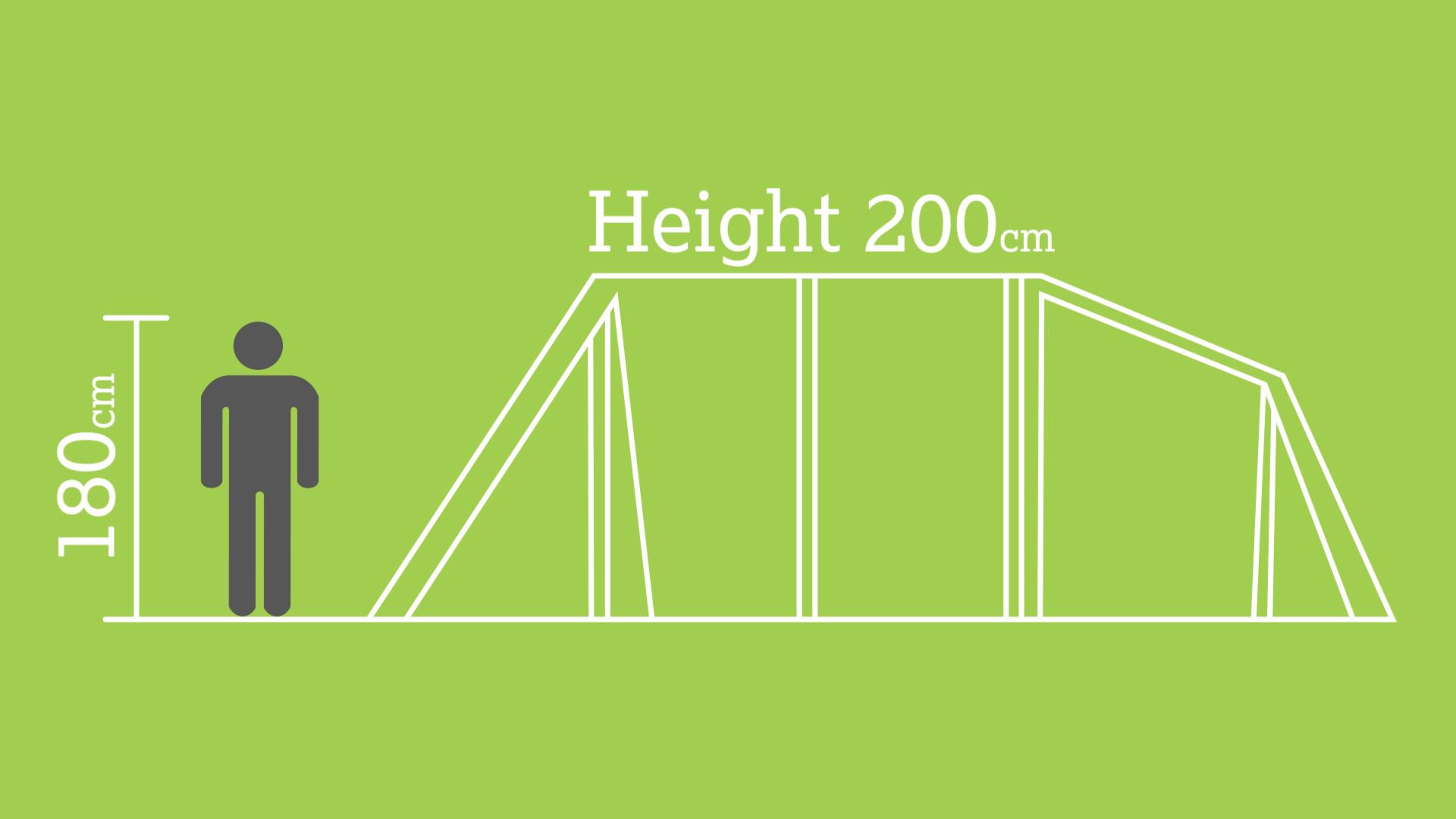 Halfords 6 Person Air Tent