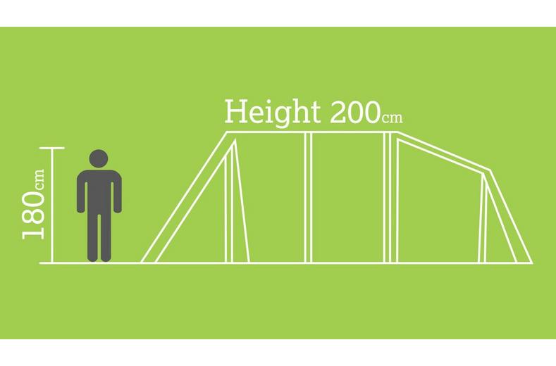 Halfords 6 Person Air Tent Halfords 6 Person Air Tent