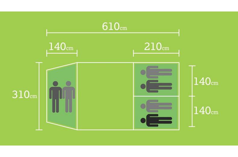 Halfords 6 Person Air Tent Halfords 6 Person Air Tent