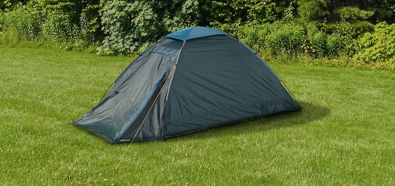 Halfords 2 Person XL Dome Tent With Porch