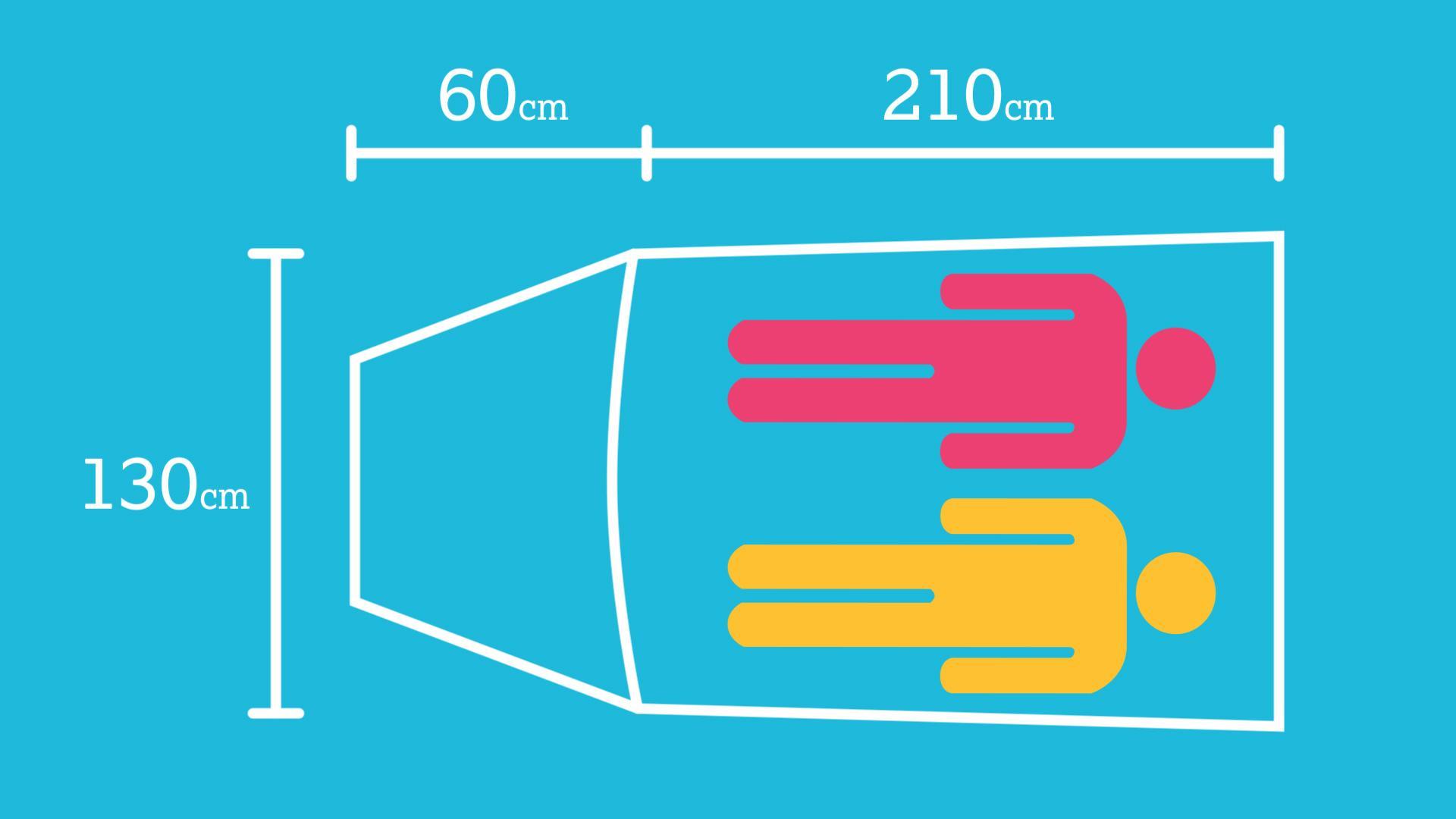 Halfords 2 Person XL Dome Tent With Porch