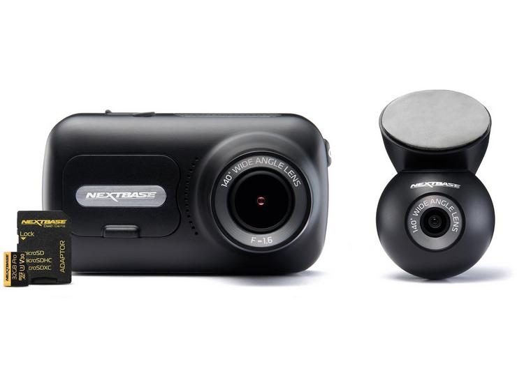 Nextbase 320XR+ Front and Rear Dash Cam Bundle with 32GB SD Card