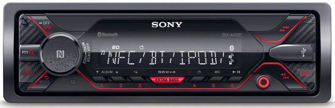 SONY DSX-A410BT Smart Bluetooth Car Radio - Black