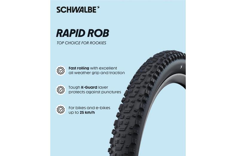 Schwalbe Rapid Rob Bike Tyre Schwalbe Rapid Rob Bike Tyre