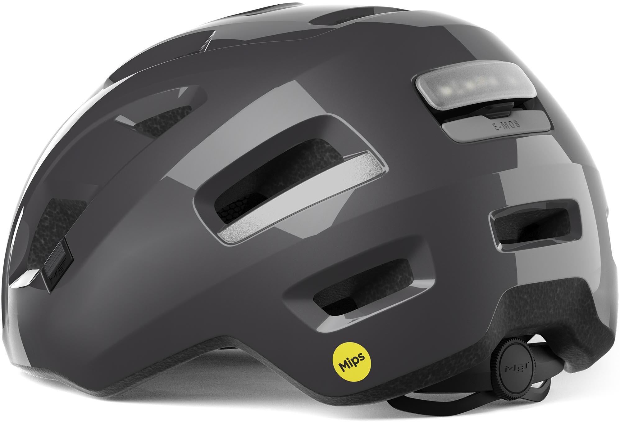 MET E-Mob Helmet, MIPS, Lime, 58-61cm