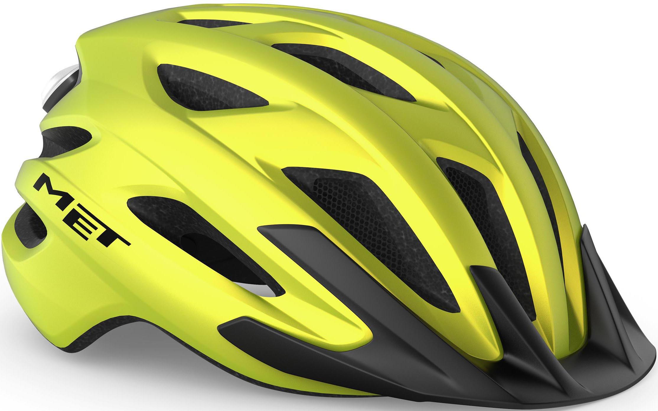 Halfords MET Crossover MIPS, Lime Yellow, 60-64cm | Pricematch, Extra 8% off for BC Members, Free Bike Health Check, Cycle2Work Scheme & 0% APR Finance.