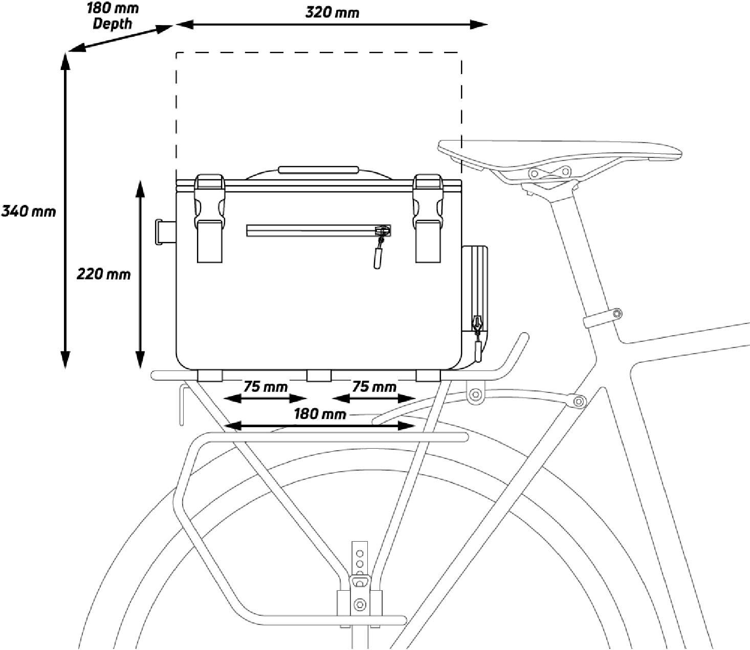 Zefal Z Traveller 60 Rack Bag