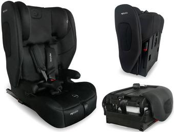 My Babiie MBCS80 Foldable Toddler to Booster R129 Car Seat with ISOFIX - Black