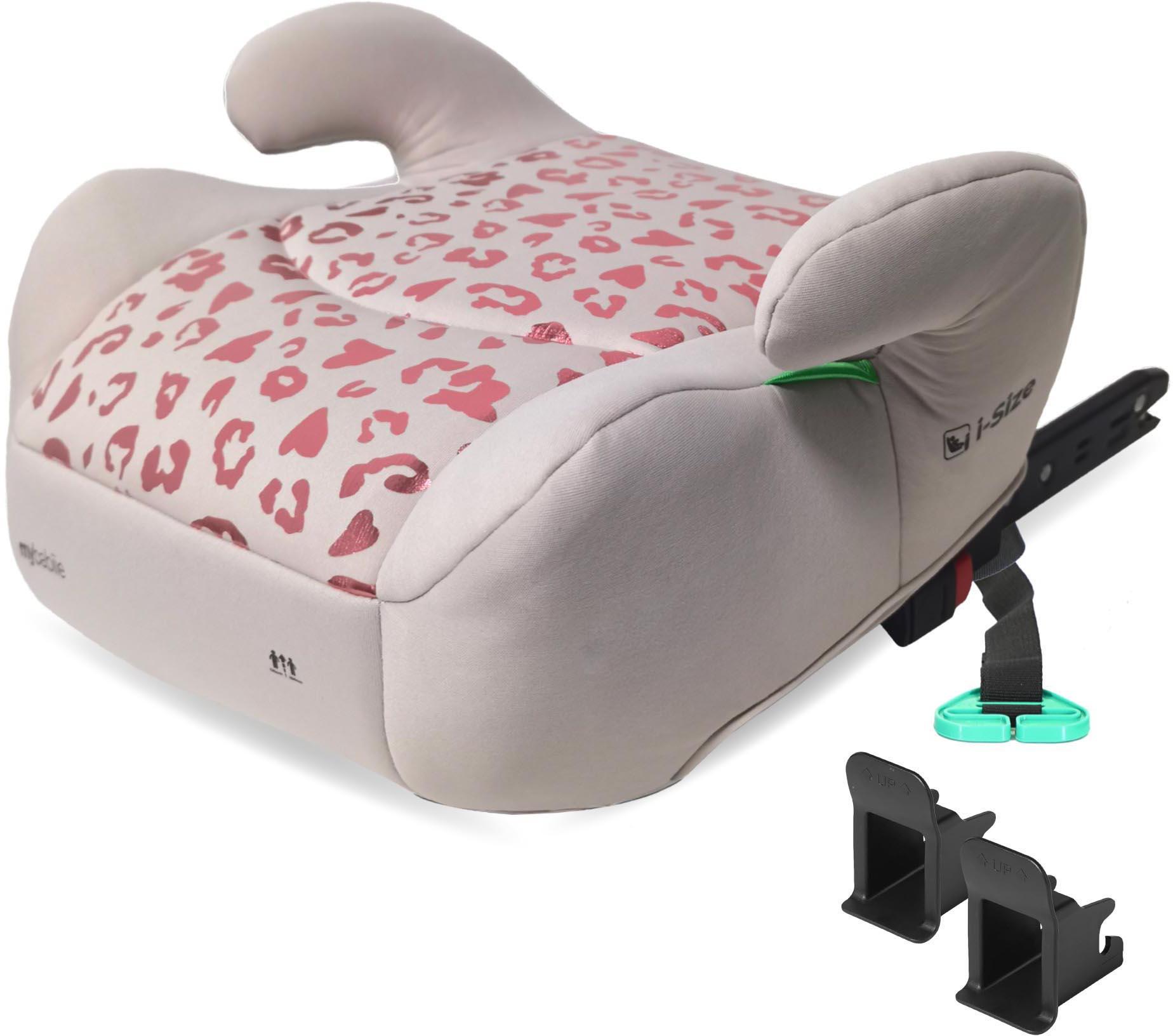 My Babiie MBCSB20 Booster R129 Car Seat with ISOFIX - Pink Leopard