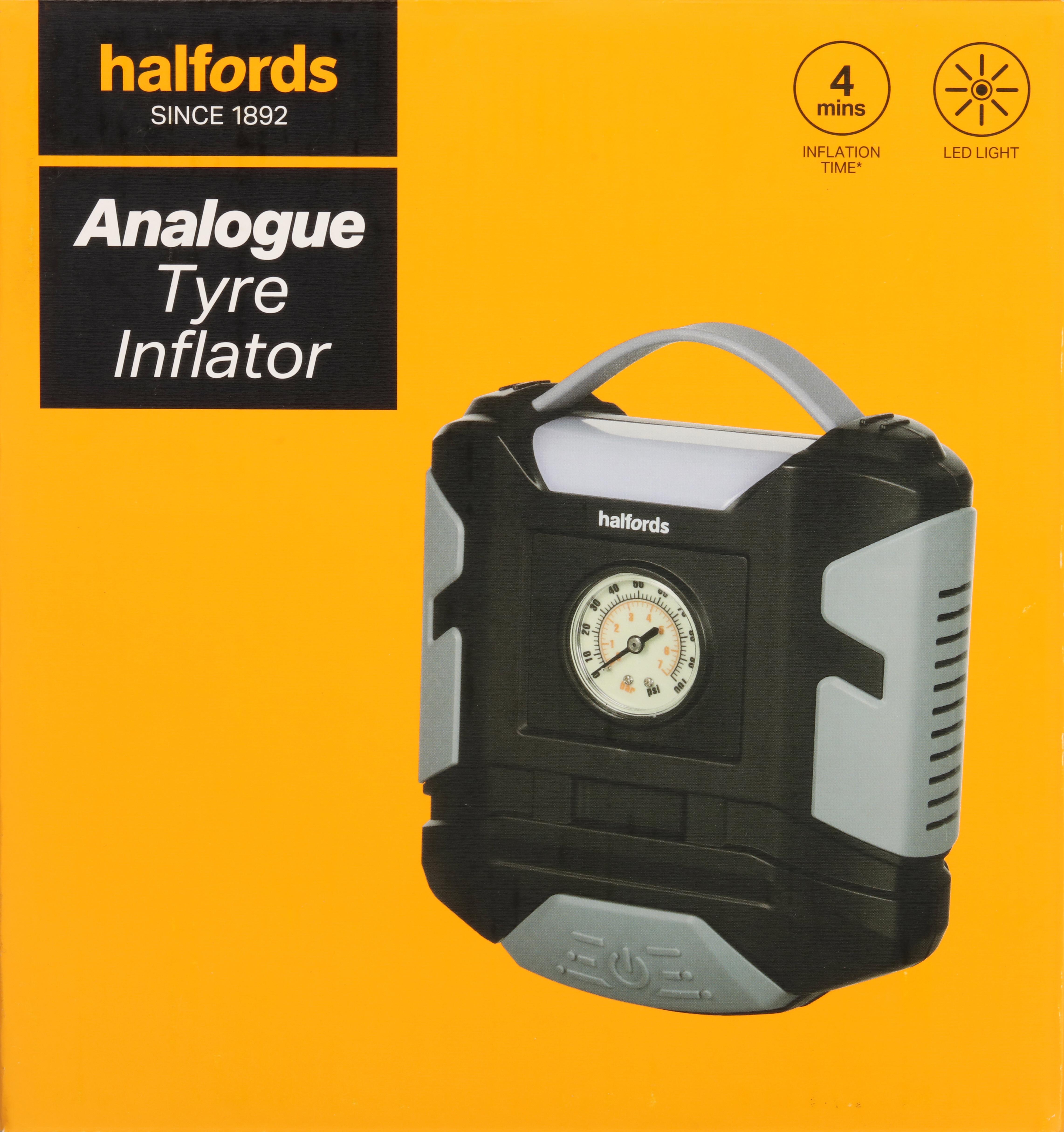 Halfords Analogue Tyre Inflator