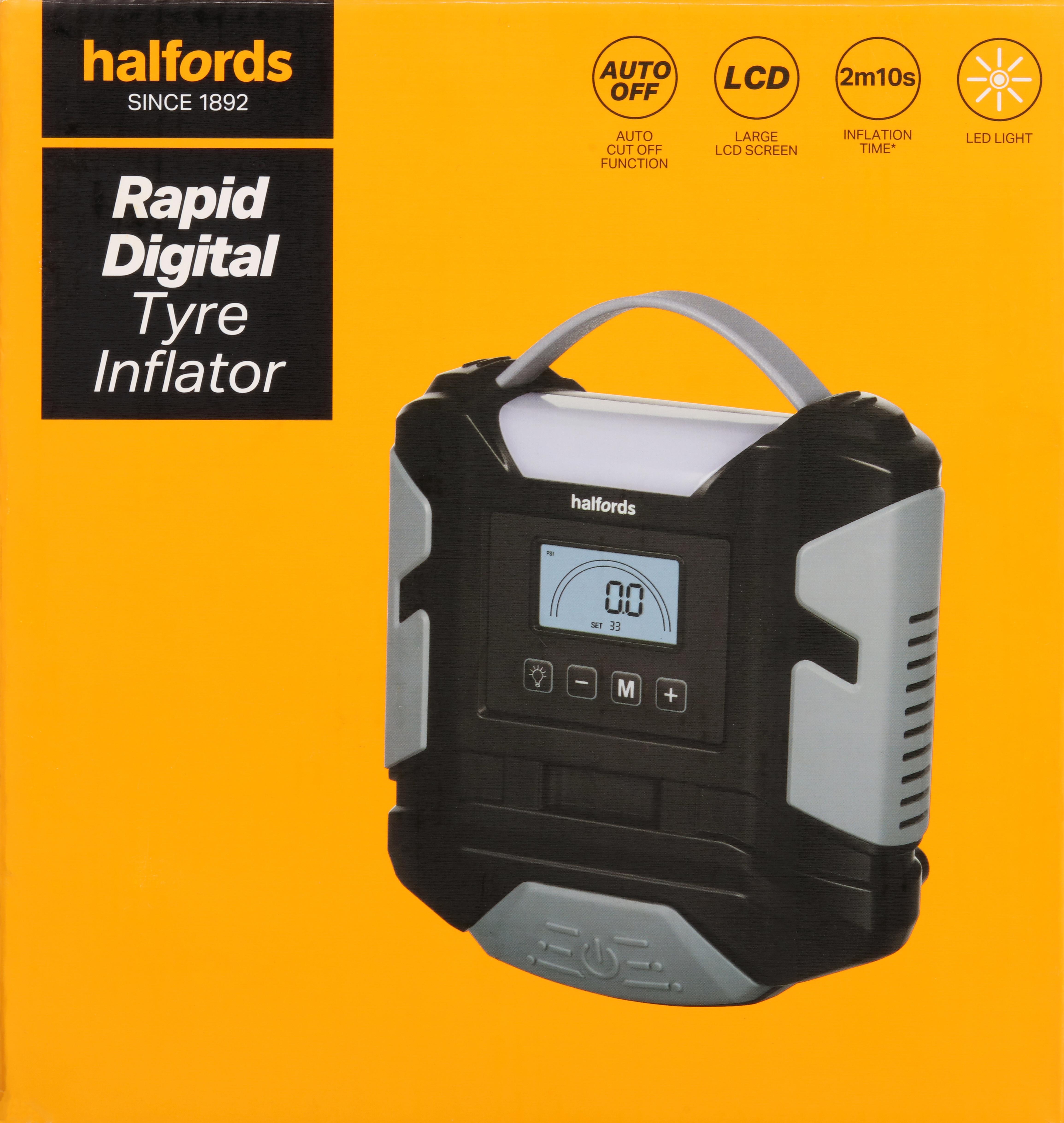 Halfords Rapid Digital Tyre Inflator