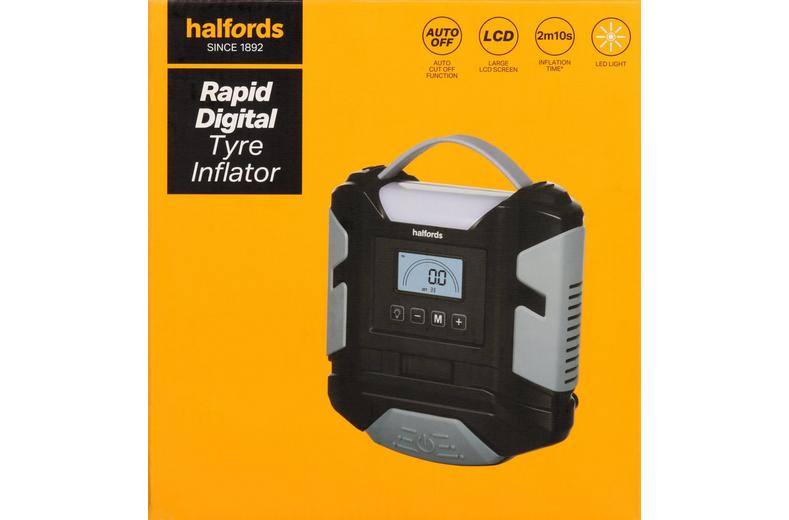 Halfords Rapid Digital Tyre Inflator Halfords Rapid Digital Tyre Inflator