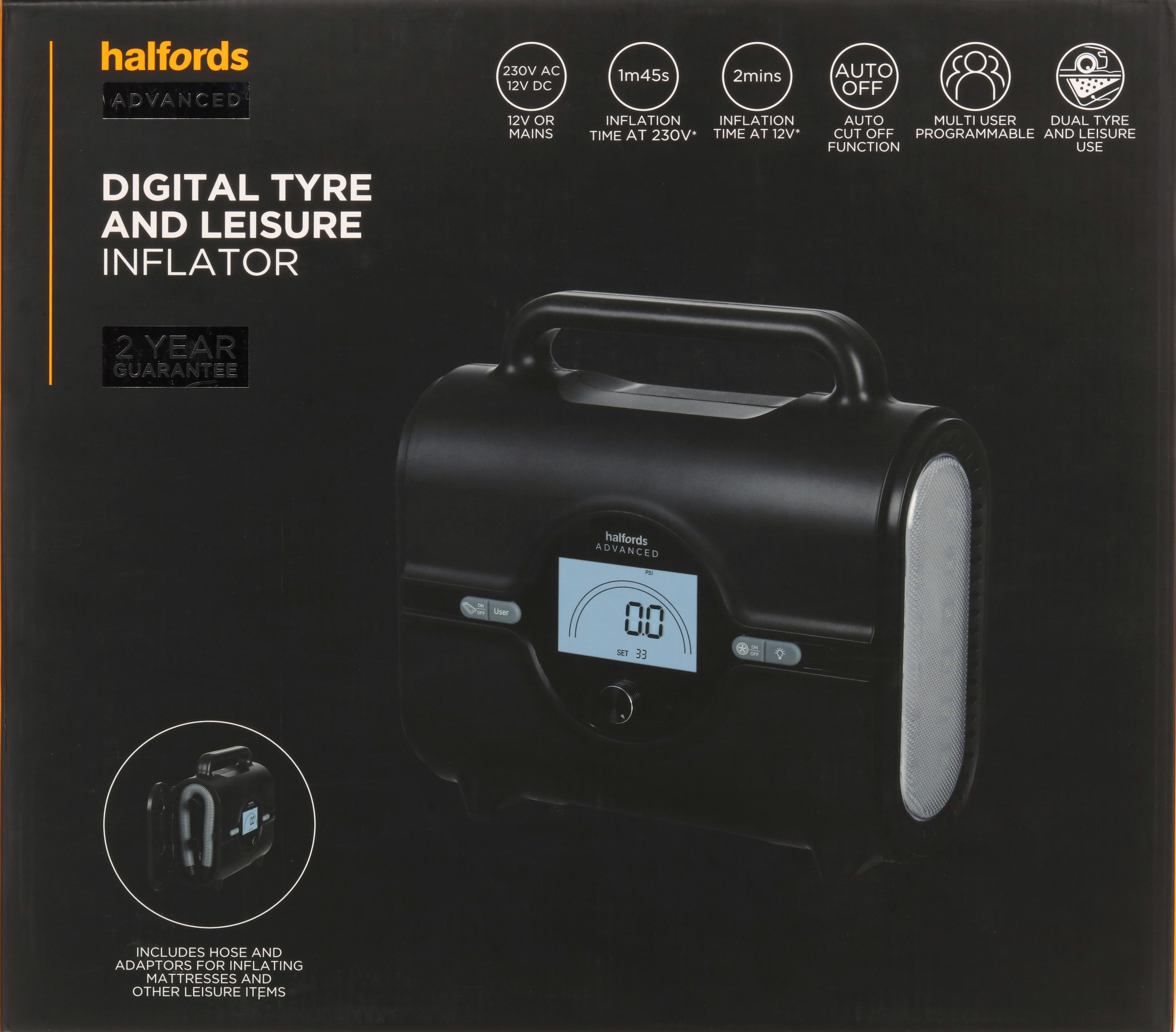 Halfords Advance Tyre and Leisure Inflator