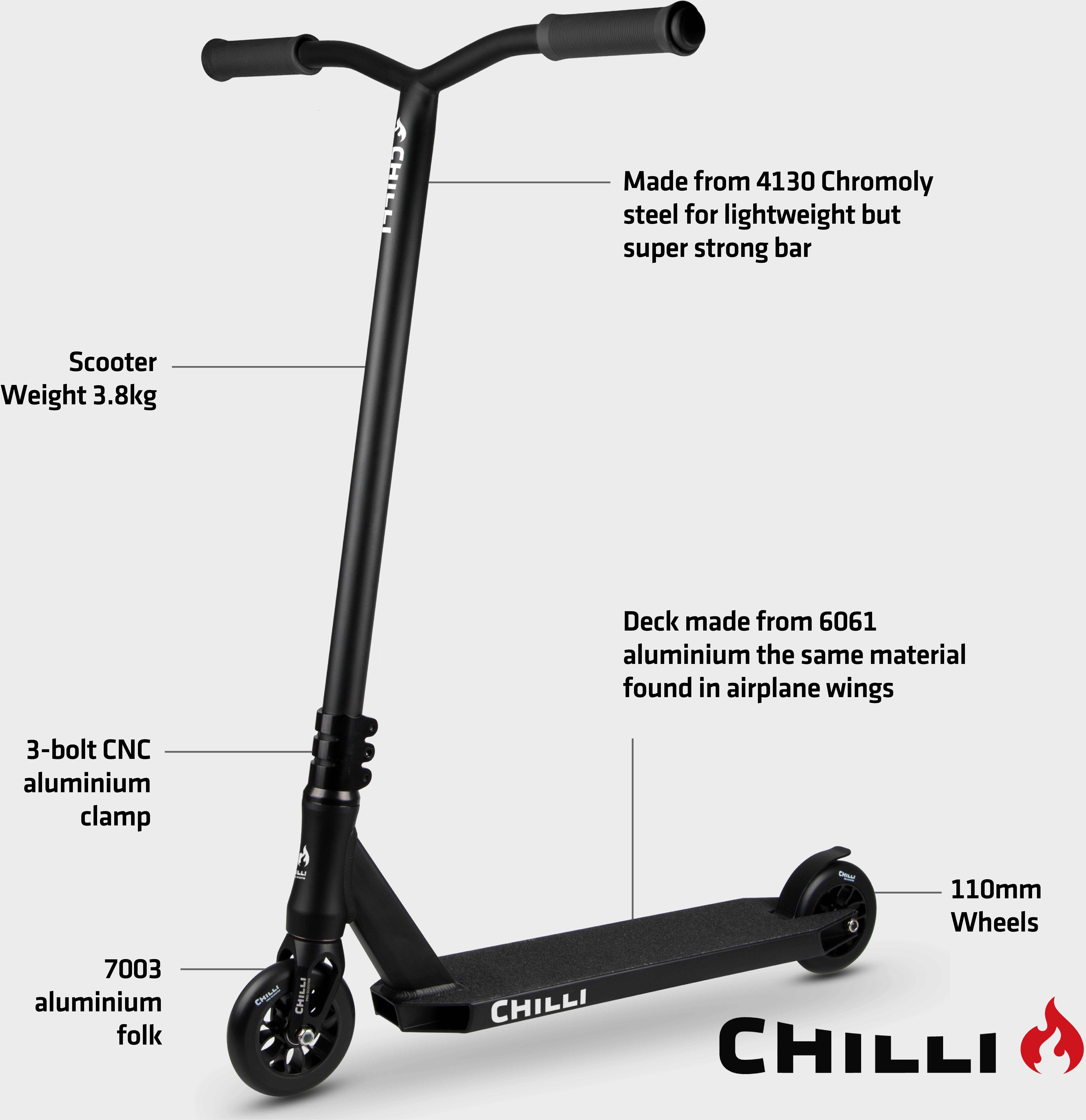 Chilli Reaper Stunt Scooter: Black