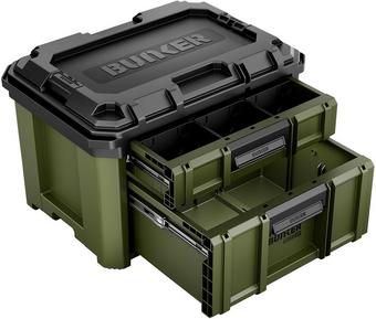 BUNKER Load-Up Stacking 2 Drawer Tool Box 570mm