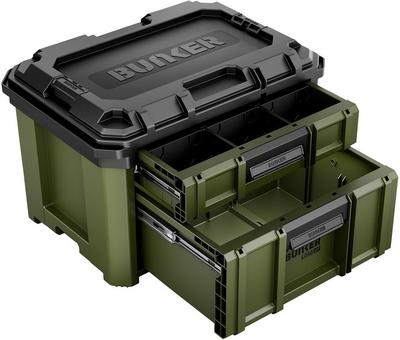 BUNKER Load-Up Stacking 2 Drawer Tool Box 570mm