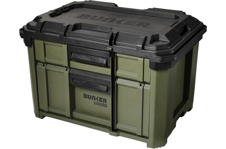 BUNKER Load-Up Stacking 2 Drawer Tool Box 570mm BUNKER Load-Up Stacking 2 Drawer Tool Box 570mm