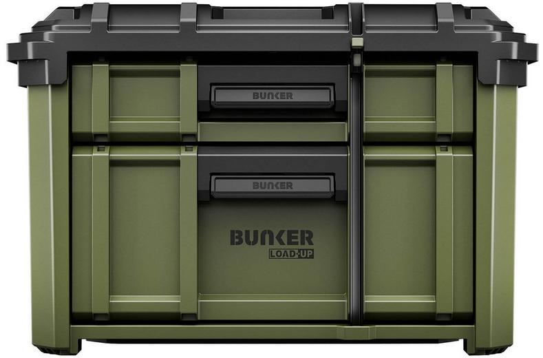 BUNKER Load-Up Stacking 2 Drawer Tool Box 570mm BUNKER Load-Up Stacking 2 Drawer Tool Box 570mm