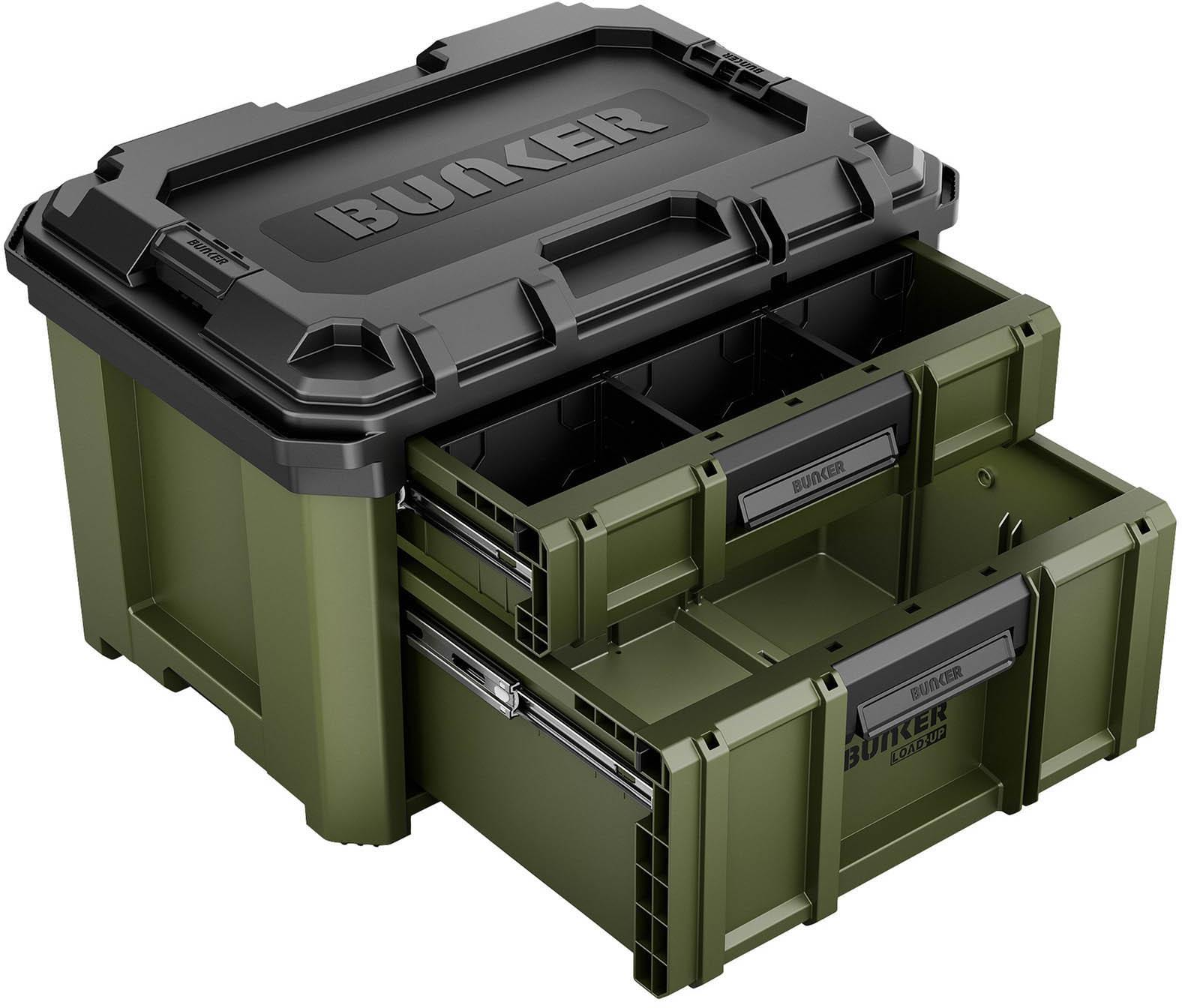 BUNKER Load-Up Stacking 2 Drawer Tool Box 570mm