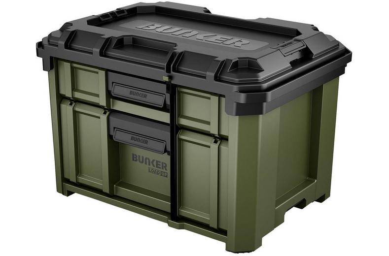 BUNKER Load-Up Stacking 2 Drawer Tool Box 570mm BUNKER Load-Up Stacking 2 Drawer Tool Box 570mm