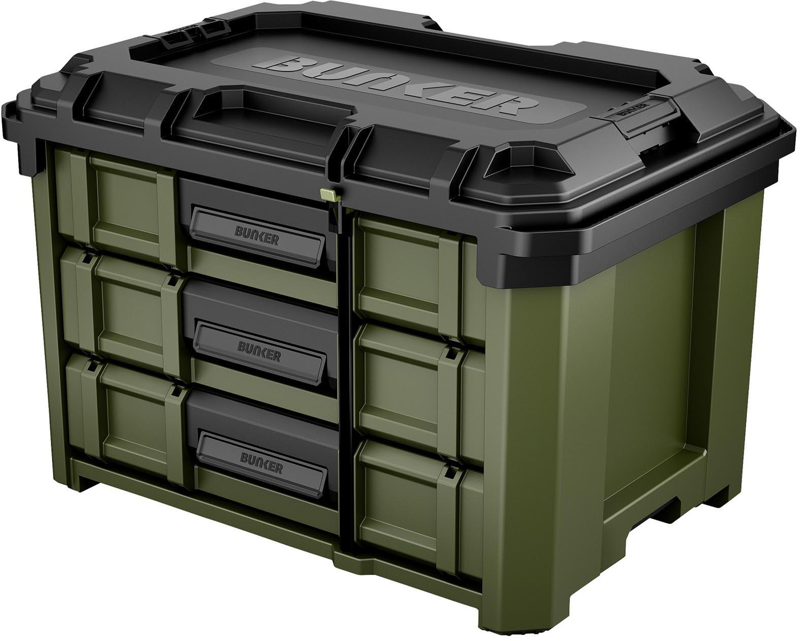BUNKER Load-Up Stacking 3 Drawer Tool Box 570mm