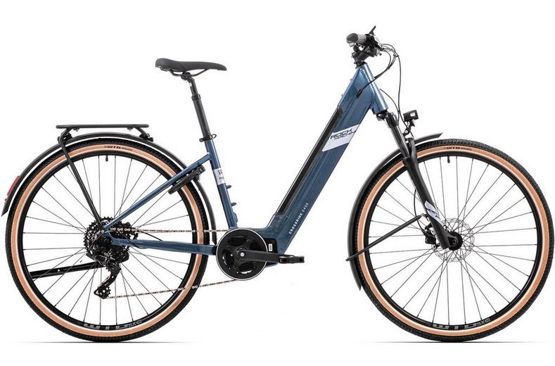 Rock Machine Crossride e450 Touring Electric Bike - Blue - L Frame Rock Machine Crossride e450 Touring Electric Bike - Blue - L Frame