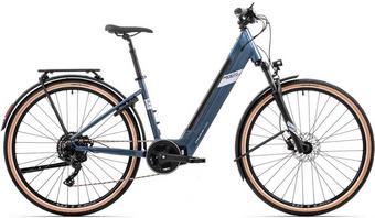 Rock Machine Crossride e450 Touring Electric Bike - Blue - L Frame