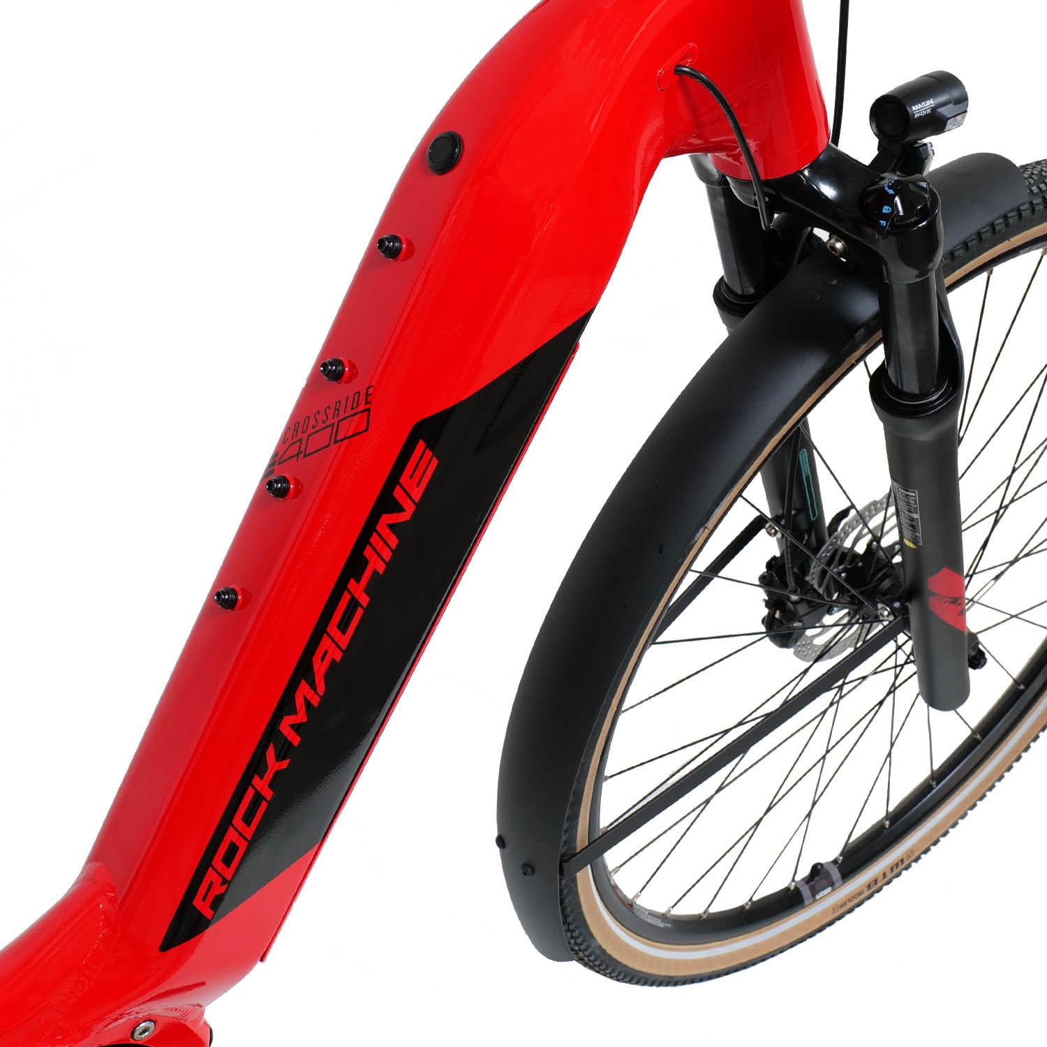 Rock Machine Crossride e400 Touring Electric Bike - L, XL Frames