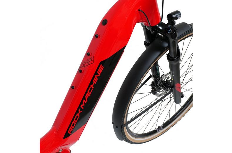 Rock Machine Crossride e400 Touring Electric Bike - L, XL Frames Rock Machine Crossride e400 Touring Electric Bike - L, XL Frames