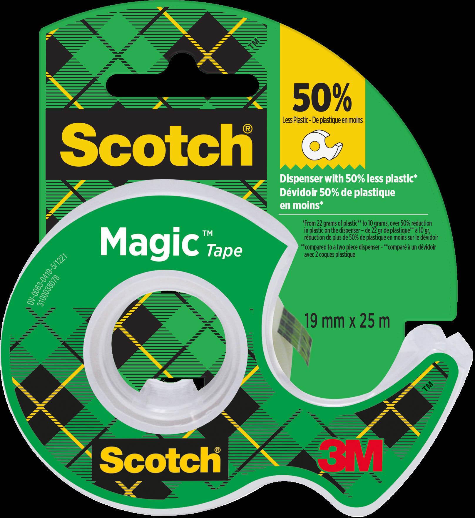 Scotch® Magic™ Tape, 19mm x 25m