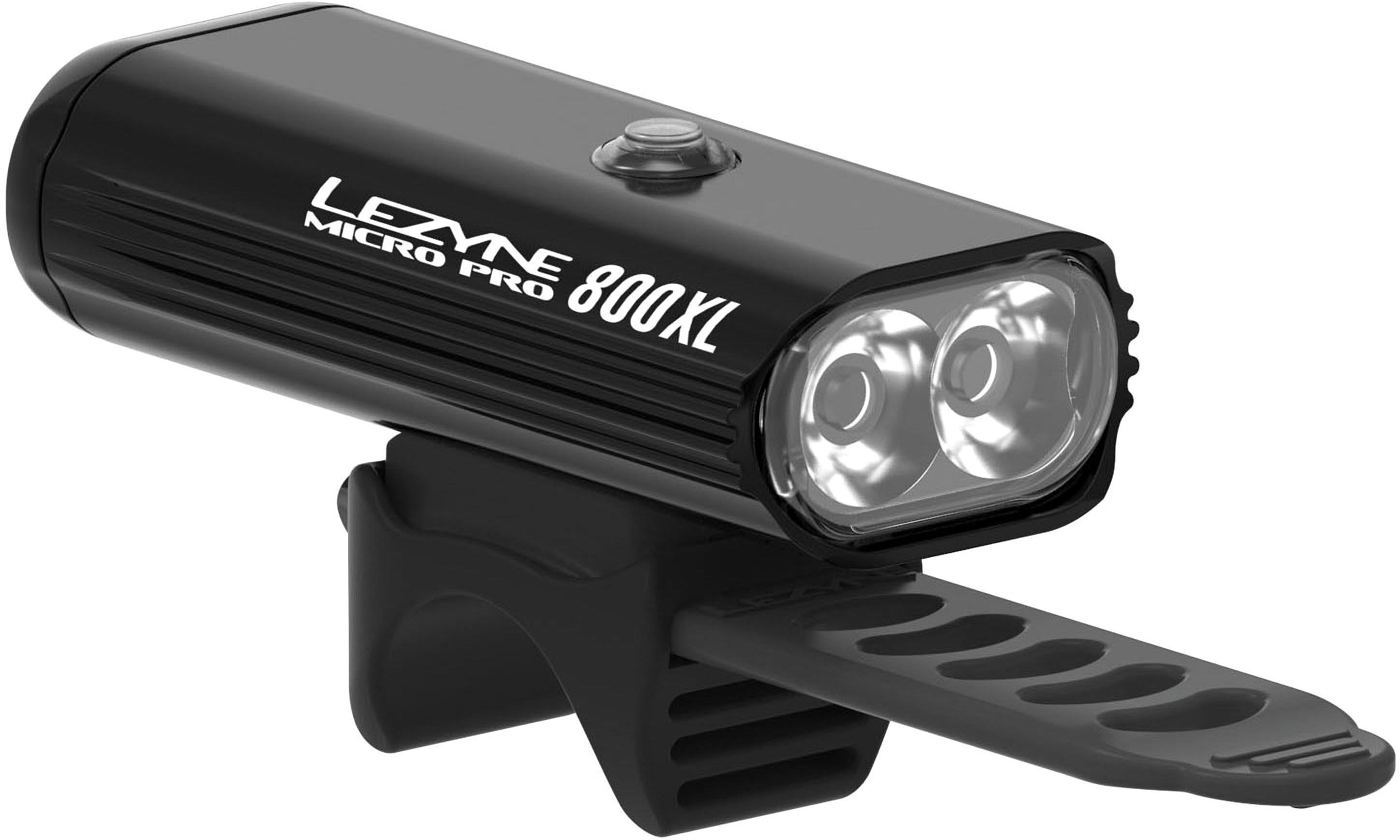 Lezyne Micro Drive Pro 800Xl Lumen Front Bike Light, Blk/Hi Gloss