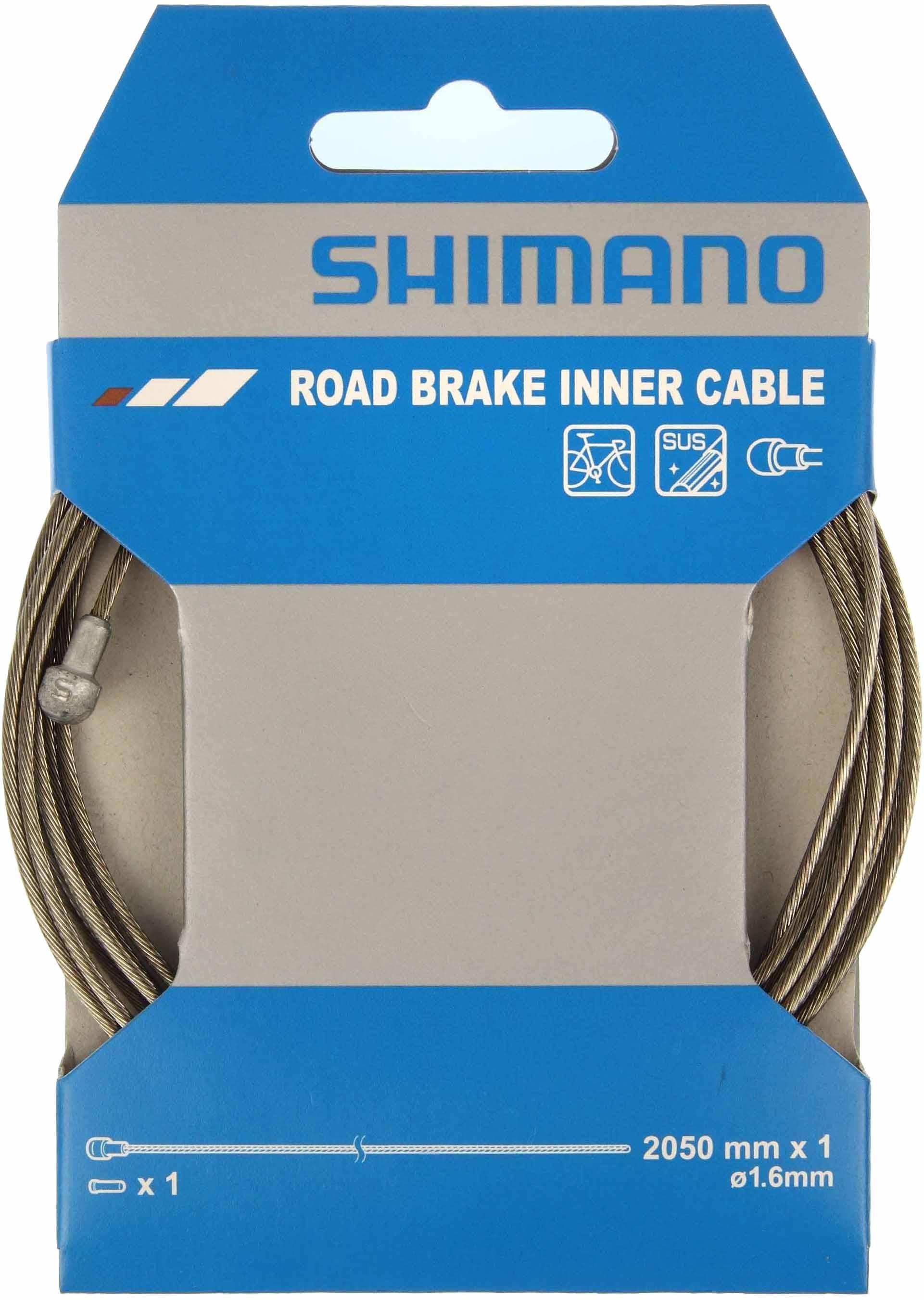 Shimano Road Stainless Steel Inner Brake Cable | Halfords UK