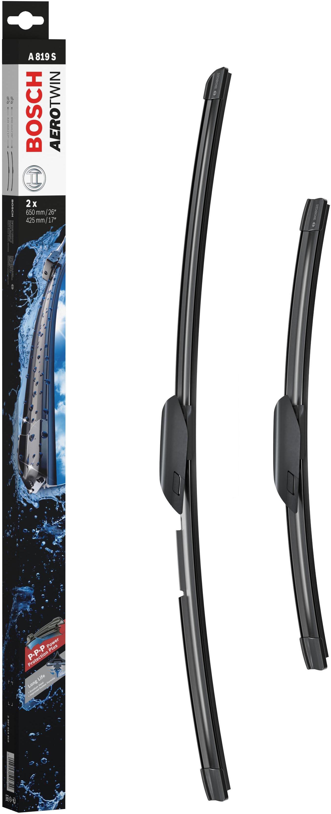 Bosch A819S Wiper Blades Aerotwin - Front Pair
